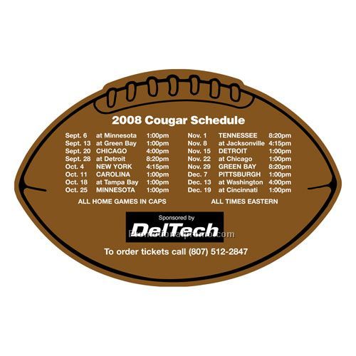 Sports Schedule Magnet - Football