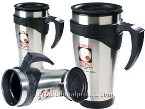 Stainless steel thermo mug - 16 oz.