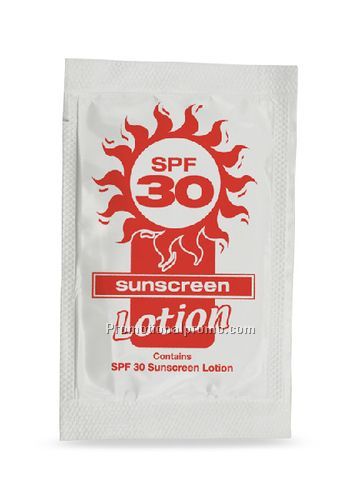 Stock Imprint SPF 30 Lotion Packettes
