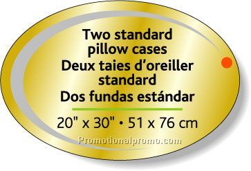 Stock Shape Brite Gold Foil Paper Roll Labels - Oval