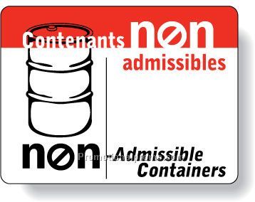 Stock Shape White Gloss Polypropylene Roll Labels - Rectangle