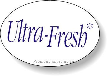 Stock Shape White Matte Block-out Roll Labels - Oval