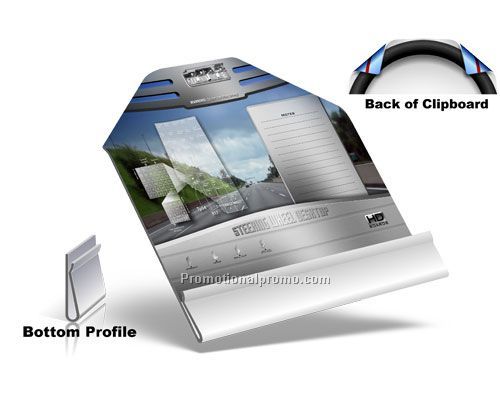 The Steering Wheel Clipboard - Roll Clip