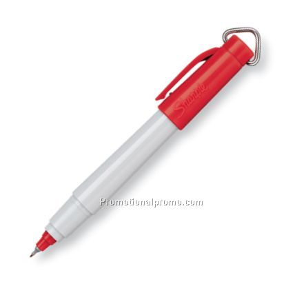 Ultra Fine Point Grey Barrel/Red Permanent Marker
