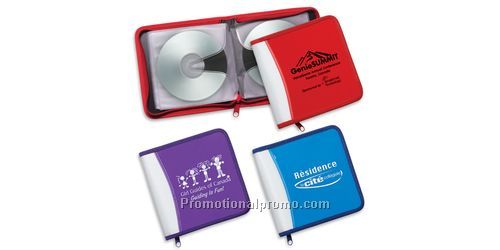 VINYL ZIPPERED CD HOLDERS
