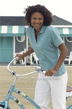 WOMEN37459 BABY PIQUE POLO