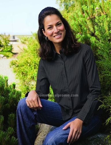 WOMEN37459 BELLISIMA SHADOW STRIPE SHIRT