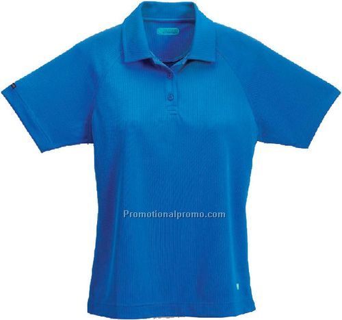 Women's Linden Coconut Charcoal Textured Polo