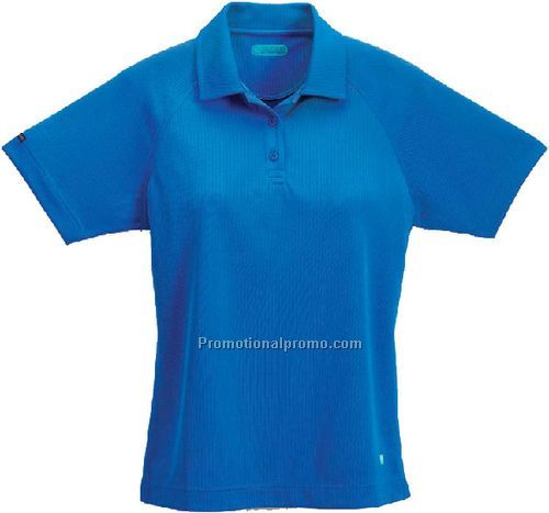 Women's Linden Coconut Charcoal Textured Polo
