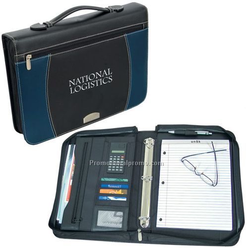 ZIPPERED NOTEPAD BINDER