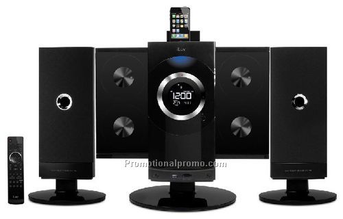 iLuv Vertical 4CD / MP3 CD Hi-Fi Audio System