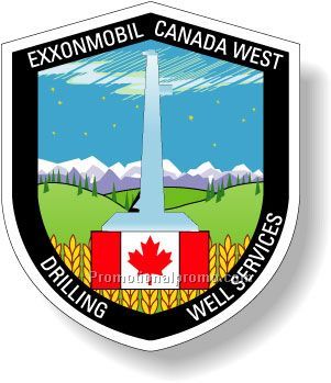 .002 Custom Shape White Block-out Vinyl Decals / with chrome back