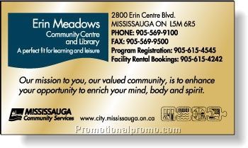 Gold Gloss Magnetic Business Cards