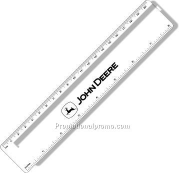 .030 Clear Plastic 8" Ruler / with round corners