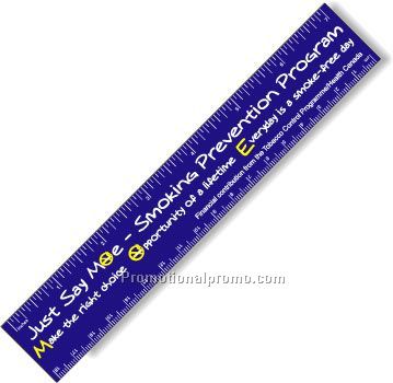.040 White Matte Styrene Plastic 7" Rulers / with square corners