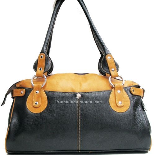 2 handle Satchel Bag / Side Buckles