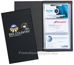 3-Up Business Card Folio - Swade