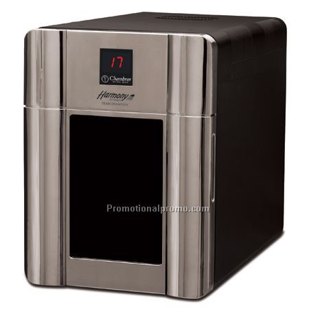 4-BOTTLE WINE COOLER WITH THE LOOK OF STAINLESS ST