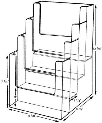 4-Pocket Brochure Holder