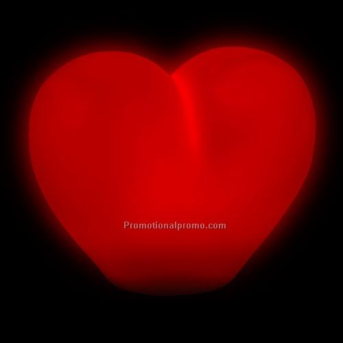 7 Color Changing Heart Lamp