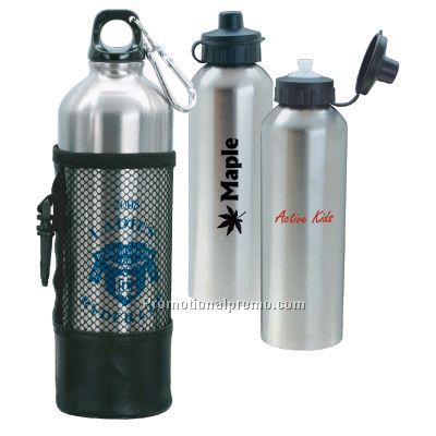 750ml Stainless Steel Sports Bottle-Silver