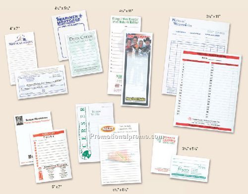 8 1/237920x 113792050-Sheet Notepad - 1 Color