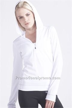 ALO WOMEN37459 LONG SLEEVE HALF ZIP HOODIE