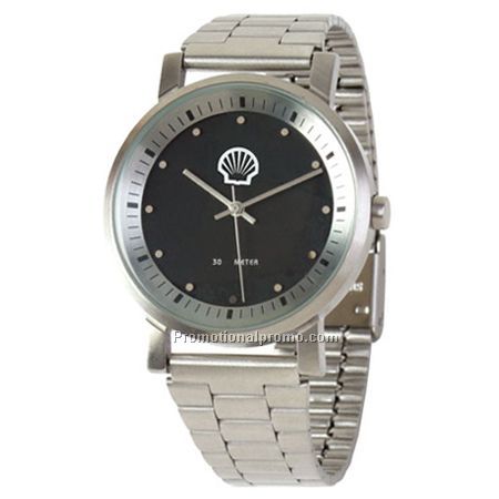 ALPHA Unisex - Black Dial