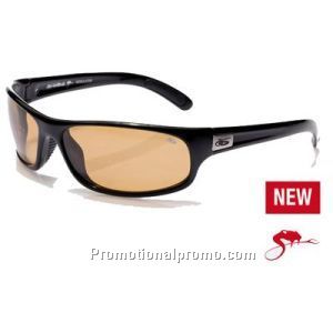 Anaconda - Shiny Black Frame with Modulator Polarized Brown Lens