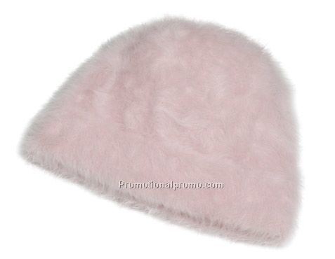 Angora Fur Beanie