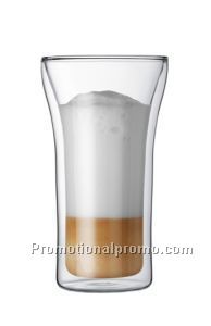 Assam Double Wall Cooler/Beer Glass - Set of 2 - 0.38L