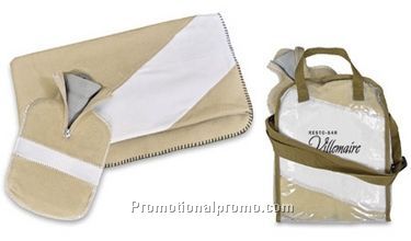 BLANKET/HOT WATER BOTTLE GIFT PACK