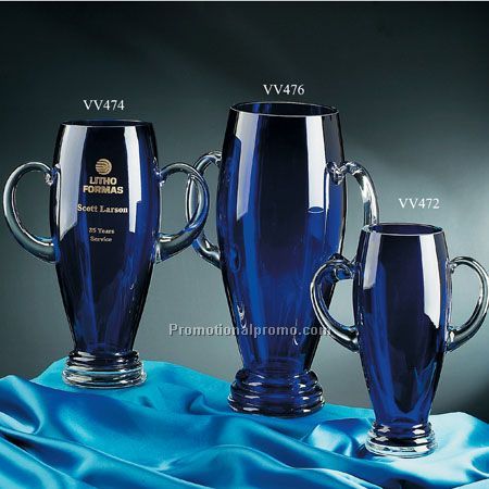 BRAMBLE COBALT BLUE VASE - 10