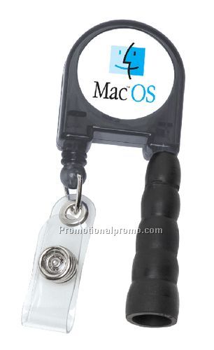 Badge Reel w/Pen Holder