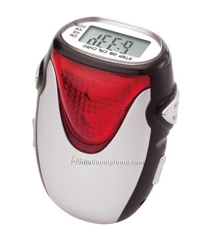 Blinking Light Pedometer/Radio