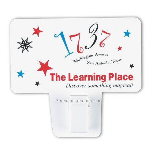 Business Card Magnet with Clip