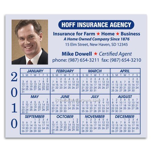 CALENDAR MAGNET - 3 13/32