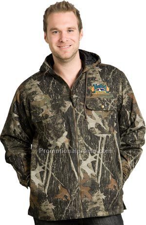 CAMOUFLAGE HOODED JACKET
