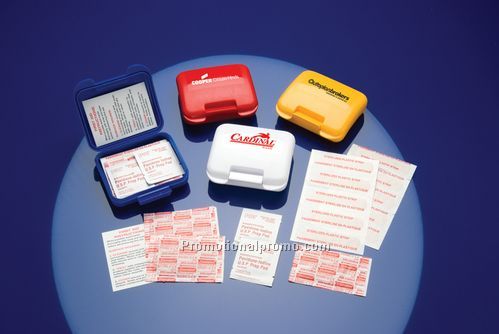COLOURED FIRST AID KIT- BLUE J-3009