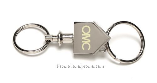 Casa Pull-Apart Keyholder - Chrome Finish