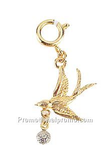 Cellphone/Shoe Charms/Zipper Pulls-Birdie charm