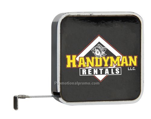 Chrome Metal Case Tape Measure