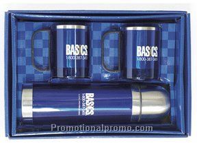 Coffee/tea for two thermal trio gift boxed