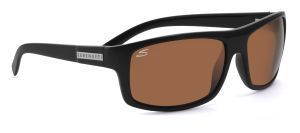 Coppa - Shiny Black Drivers Polarized
