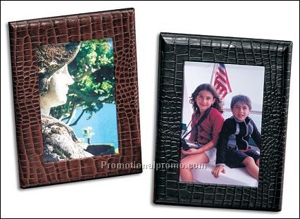 Croco Leather 4 x 6 Picture Frame