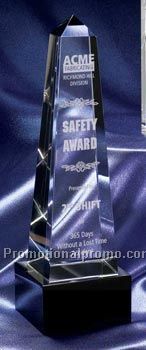 Crystal Obelisk with Black Base - 3