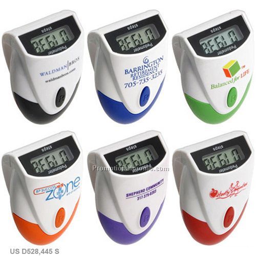 DESIGNER TOP-VIEW PEDOMETER