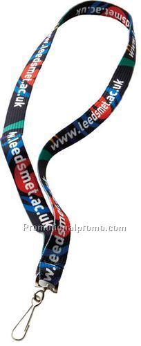 Digital sublimated tubular lanyards - 3/4