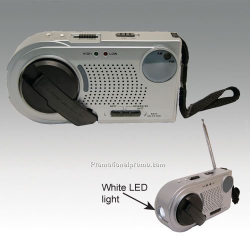 Dynamo Radio with Light