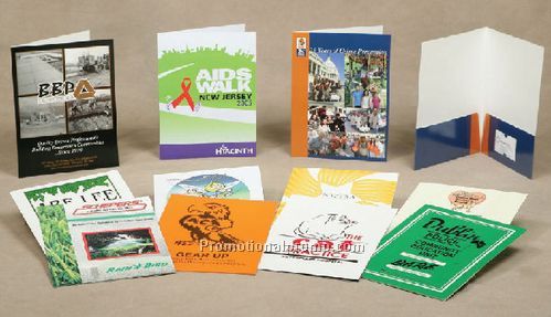 Economy Presentation Folder - Smooth Uncoated - 4 Color/2 Pockets